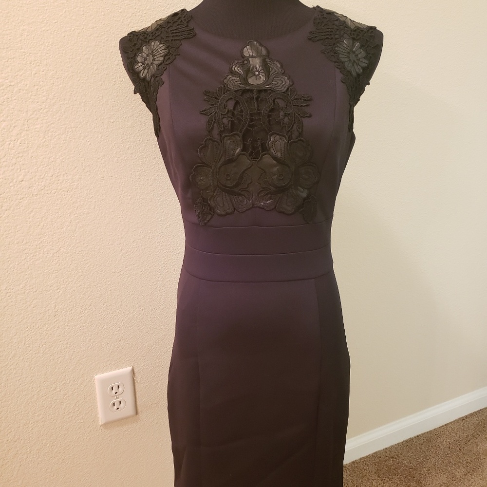 BEBE Black Lace Dress - Picture 2 of 4